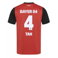 Camisa de Futebol Bayer Leverkusen Jonathan Tah #4 Equipamento Principal 2024-25 Manga Curta